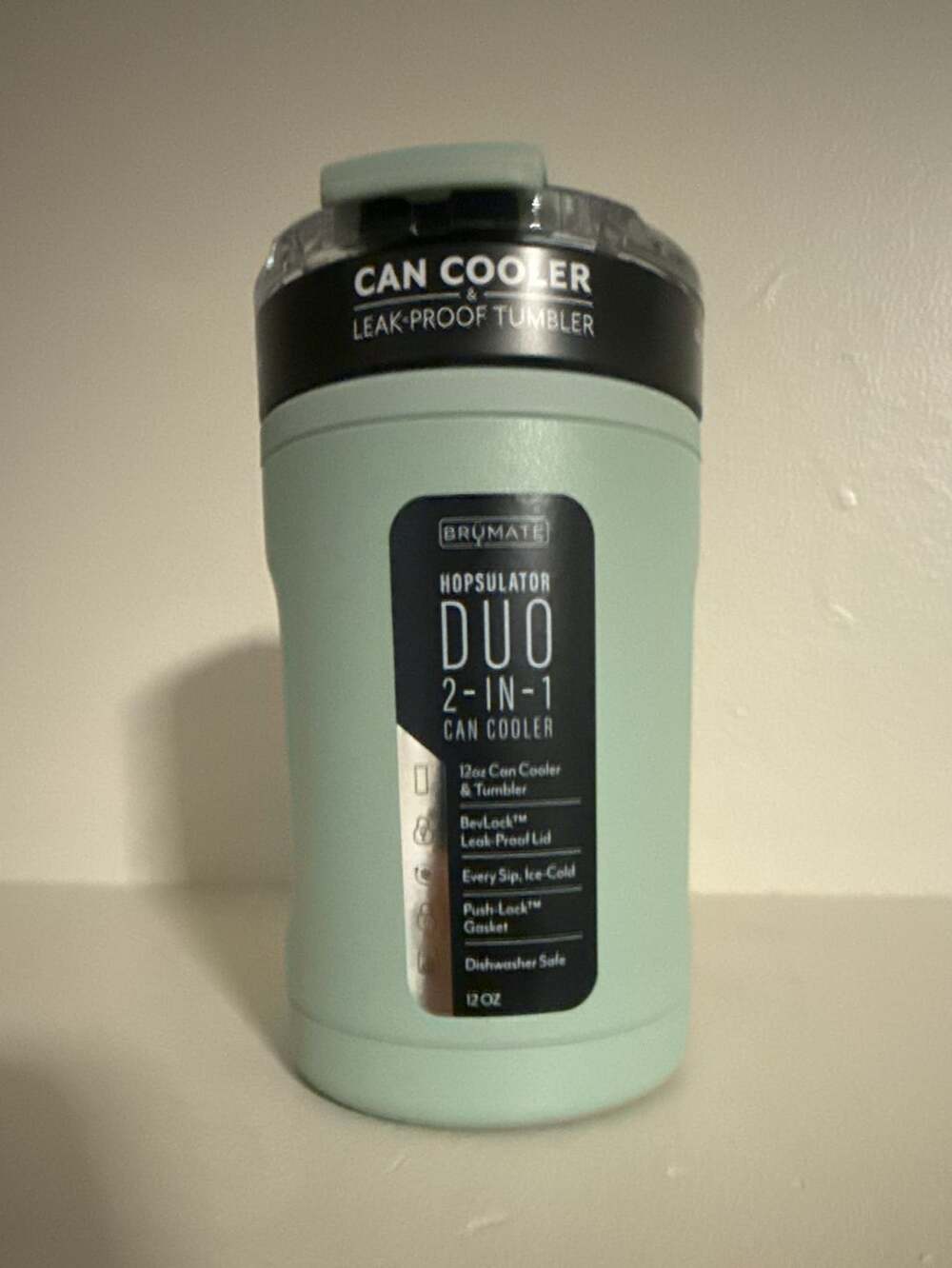 BruMate Hopsulator Duo 12 oz Sage Green Can Cooler & Tumbler